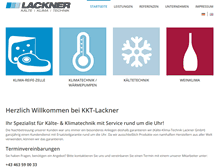 Tablet Screenshot of kkt-lackner.at